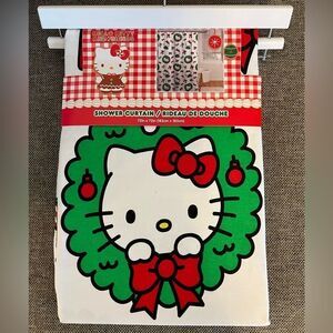Hello Kitty Christmas Shower Curtain